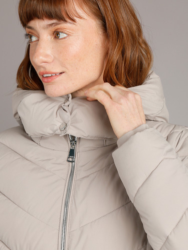 Parka Strech Packable Gris Calvin Klein
