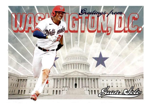 2022 Topps Archivos Postales Pc-10 Juan Soto Washington Nati