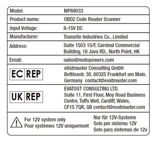 Escáner Obd2 Para Carro / Todos Los Automóviles