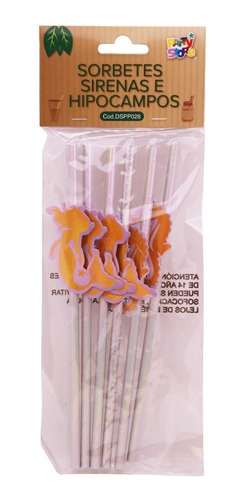 Sorbetes Polipapel Decorado Sirenas Hipocampos X 6 Unidades