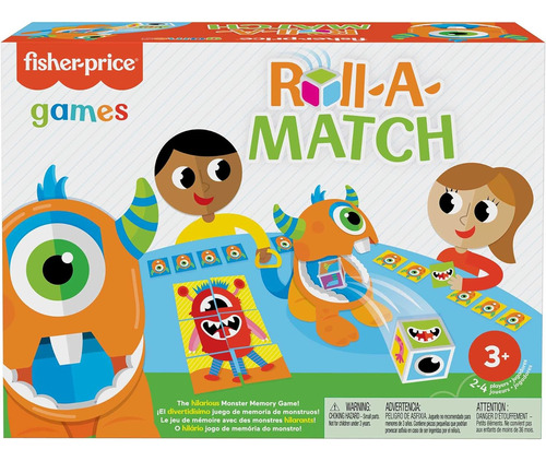 Mattel Games Roll-a-match - Juego De Cartas A Juego Preescol
