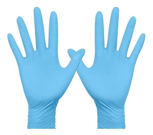 Guantes Nitrilo Azul Caja 100 Piezas Emtop Talla L