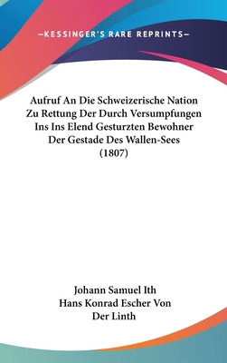 Libro Aufruf An Die Schweizerische Nation Zu Rettung Der ...