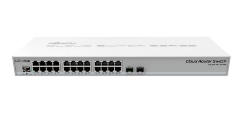 Switch Mikrotik Gigabit 24 Puertos Crs326-24g-2s+rm Capa 3