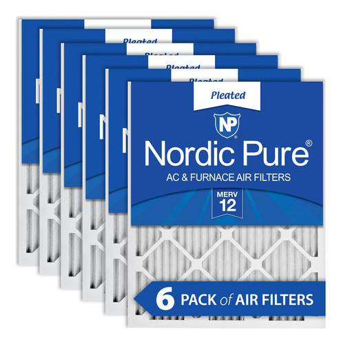 Nordic Pure 20 X 25 X 1 Merv 10 Filtros Plisados Para Sistem