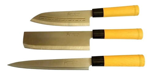 Cuchillos Sushi Acero Inoxidable Cocina Chef Santoku Nakiri