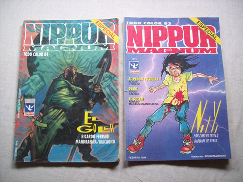 Lote De 2 Revistas Nippur Magnum - Todo Color  Especial 1994