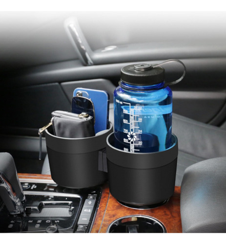 Portavasos De Coche Doble Portavasos Ajustables Organizadore