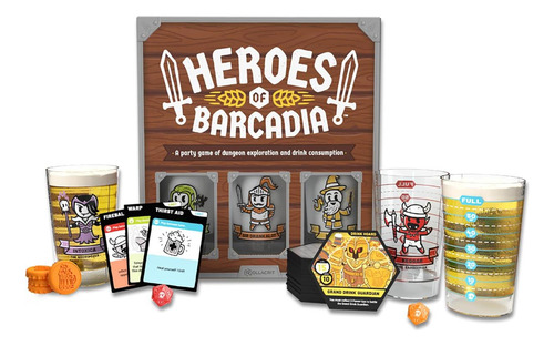 Juego De Mesa Heroes Of Barcadia: Juegos Para Beber De Explo