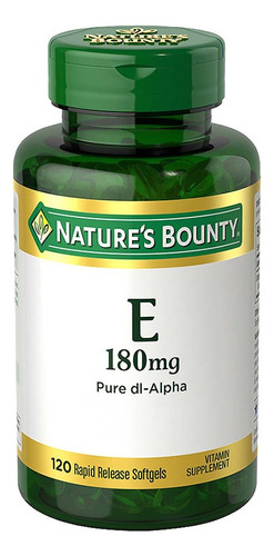 Suplemento En Cápsulas Nature's Bounty Vitamina E E En Pote De 0ml 120 Un