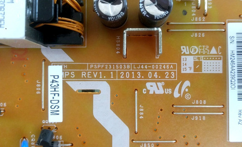 Placa Fonte Tv Philco Ph43c21p Lj44-00246a