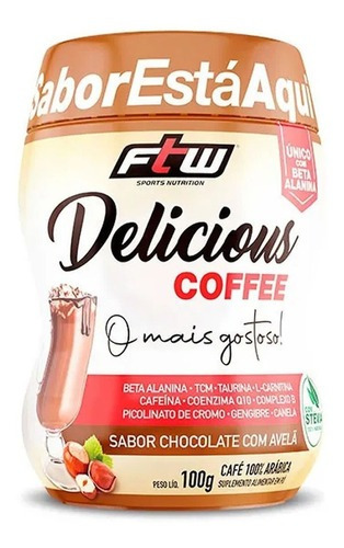 Delicious Coffee (com Stévia) Pote 100g - Ftw