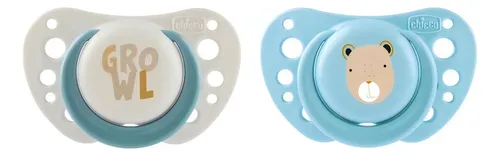 comprar Chupetes Chicco Physio Air 2-6m, Mvd Kids Color Celeste Osito Período De Edad 2-6 Meses