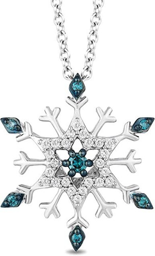 Jewelili Enchanted Disney Fine Jewelry - Collar Con