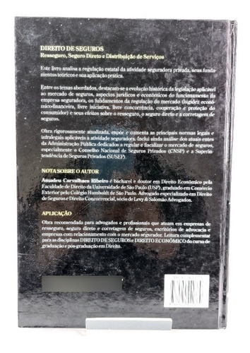 Livro Direito De Seguros: Resseguro, Seguro Direto 1 Janeiro
