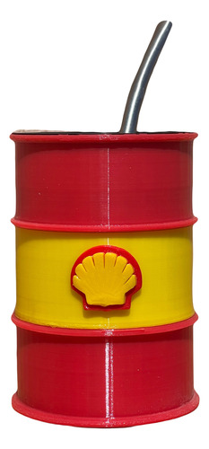 Mate Barril De Aceite Shell