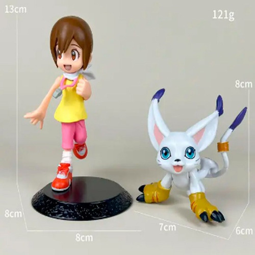 Digimon - Kari Kamiya E Tailmon - Action Figure