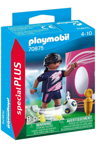 Playmobil  Jugador De Fútbol Con Portería Pmb