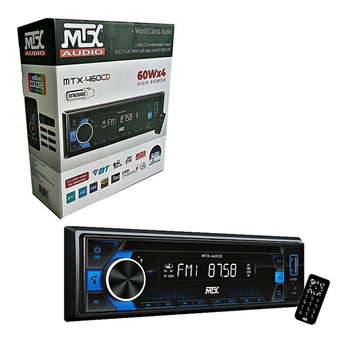 Autoestereo Bluetooth Cd Mtx 460cd Am/fm Usb Siri App Contro