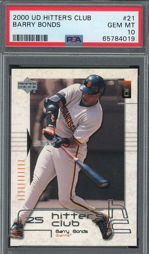 Barry Bonds 2000 Upper Deck Hitters Club Tarjeta De Béisbol 