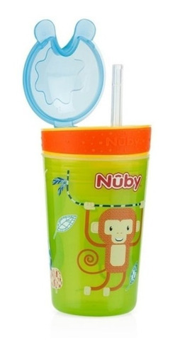 Vaso Y Porta Cereales 2 En 1 Snack And Sip Nuby +12m 270ml