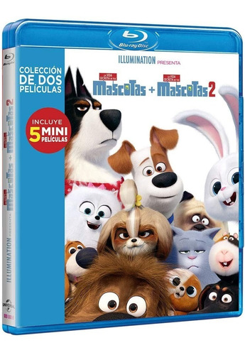 La Vida Secreta De Tus Mascotas 1 Y 2 Pelicula Blu-ray