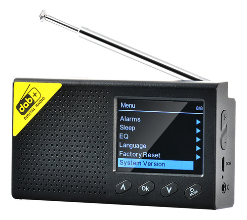 Equipo De Radio Con Receptor Dab+fm Estéreo Multilingüe