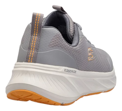 Skechers Tenis Edgeride Gri Hombre Gris