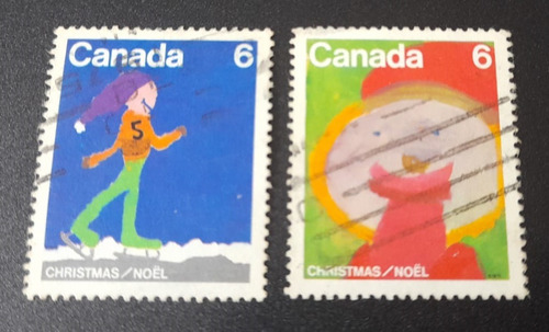 Sello Postal Canadá - Navidad 1975