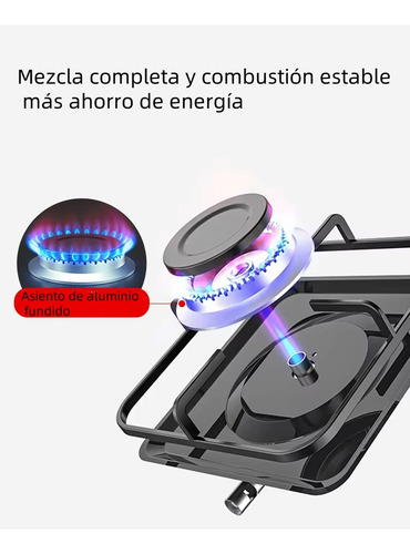 Parrilla De Gas De Sobreponer 2 Quemadores, Acero Inoxidable