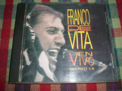 Franco De Vita / En Vivo Marzo 16  Cd Usa Ri4 