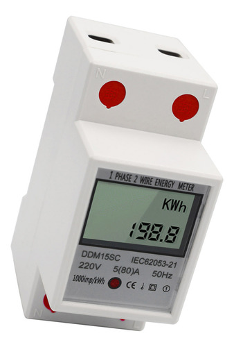 Medidor De Energía Medidor De Fase Electrónico Consumo De Kw