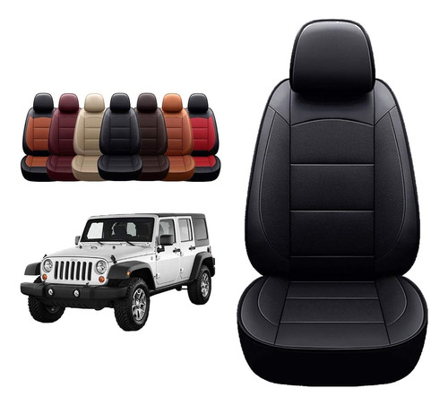 Fundas De Asiento De Cuero Personalizadas Wrangler Jk 2...