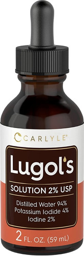 Lugols Yodo 2% Usp Carlyle 2 Oz (59 Ml)