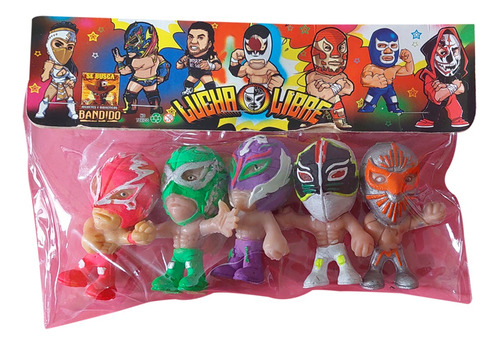 Luchadores Cabezones - Rey Mysterio - Mistico - Delta