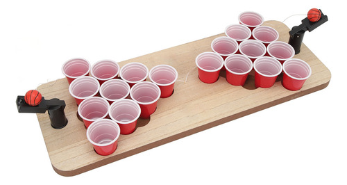 Juego De Mesa Beer Pong, Juego De Mesa Para Beber, Madera Y