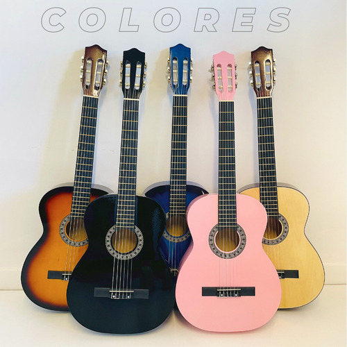 Guitarra Clásica Criolla Mti Diestro 38 Pulgadas Accesorios
