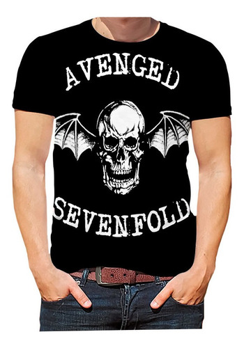 Camisa Camiseta Personalizada Banda Avenged Sevenfold Hd 4