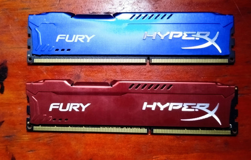 Pack Memorias Rams Hyperx Fury 2x8gb Ddr3 (Usado)