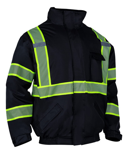 Chaqueta Invierno Reflectante Seguridad Para Hombre Forro 3