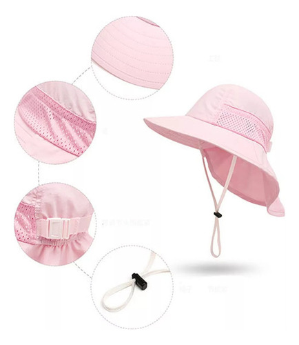 Sombreros De Verano Para Niños, Protección Uv, Playa, Sol +