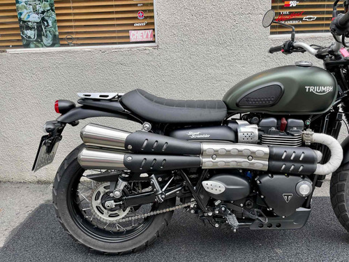 Triumph Street Scrambler - Verde - 2017 - Apenas 7.300km