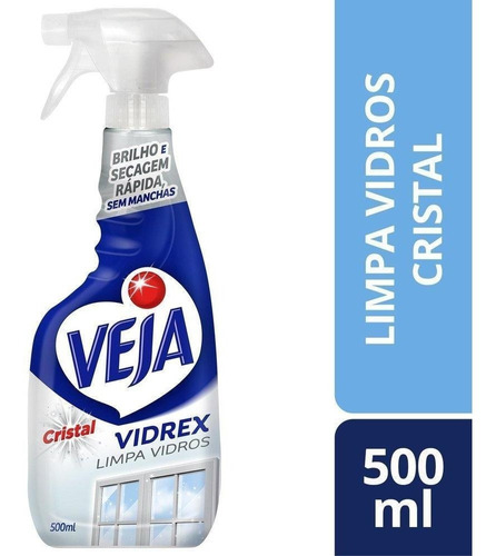 Limpa Vidro Borrifador Veja 500ml Cristal