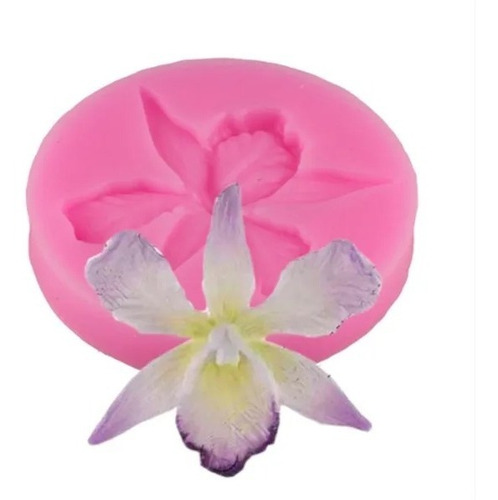 Molde De Silicona Fondant Flor Orquídea