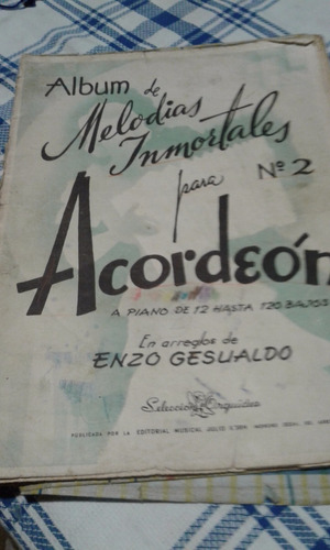 Album De Melodias Acordeon A Piano