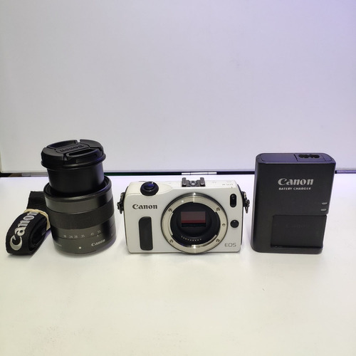Canon Eos M 18.0mp - Blanco Ef-m 18-55mm Is Stm