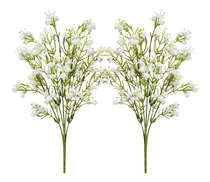 Comprar 2 Buquês De Gipso Mosquitinho Arranjo De Flores Artificiais
