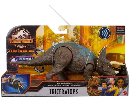 Jurassic World Figura Dinossauro Cryolophosaurus Rugidos e Ataques