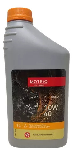 Oleo Motor Motrio 10w40 Api Sl 1.01.62.0 Kwid 2019 Motrio