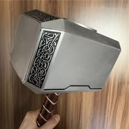 Martillo Mjolnir Tamaño Realista Thor Cosplay Marvel 44cm